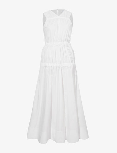 Proenza Schouler White Label Libby Dress in Poplin - Off White ...