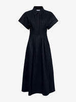 Still Life image of Balston Dress in Poplin in BLACK