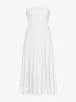 Still Life image of Warren Dress in Tech Poplin in WHITE