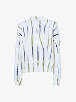 Flat image of Blake Tie Dye Sweatshirt in Navy/Olive/White