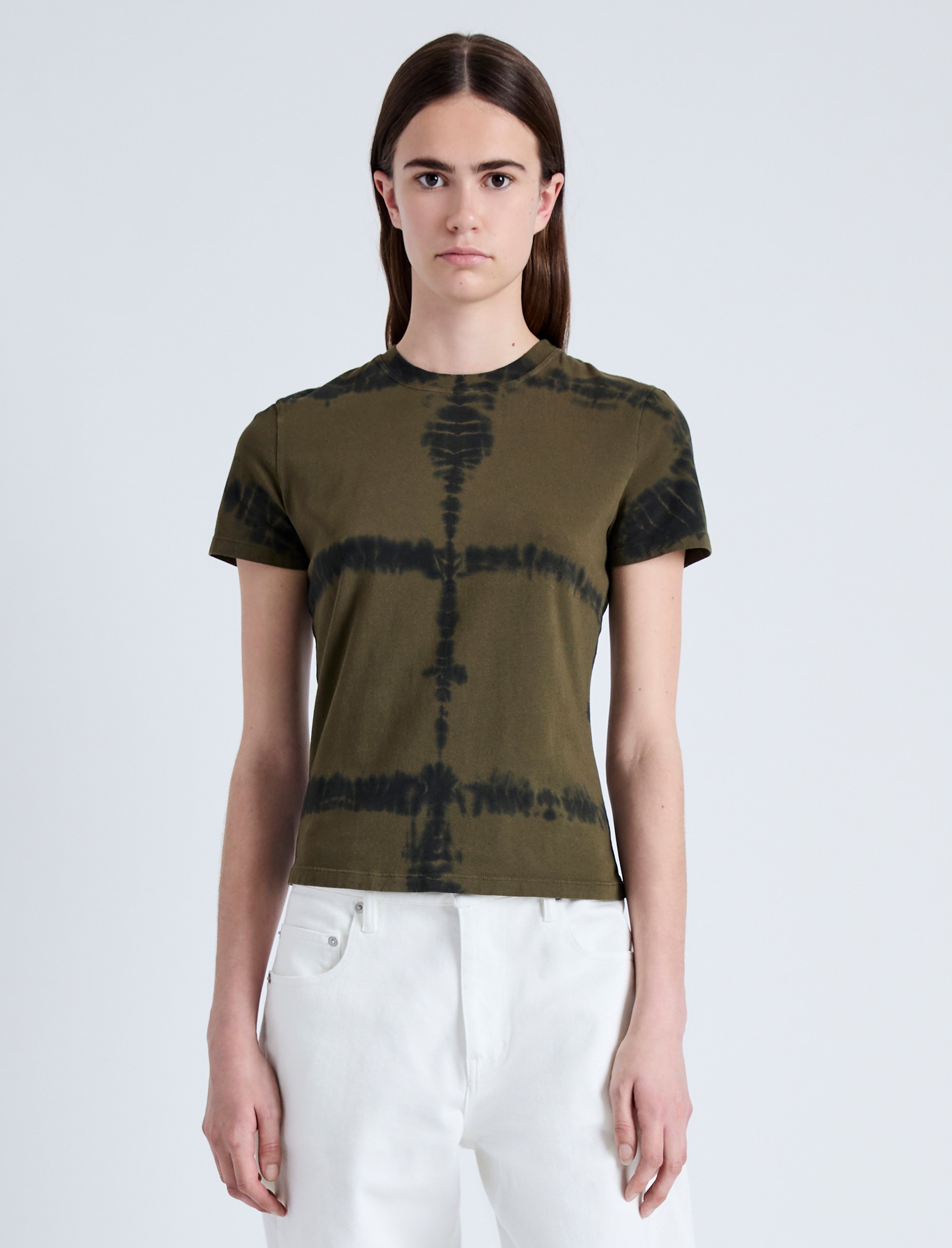 PROENZA SCHOULER newest WHITE LABEL Tie-dye Slim-fit T-shirt XS