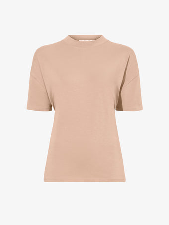 Still Life image of Mira T-Shirt in Jersey in KHAKI