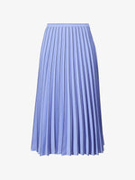 Still Life image of Pleated Miles Skirt in Crepe in PALE IRIS/BLACK