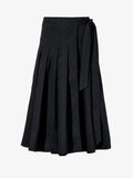 Still Life image of Peters Skirt in Tech Poplin in BLACK