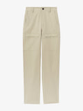 Still Life image of Sydnor Pants in Rumpled Cotton in KHAKI