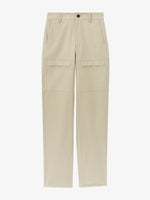 Still Life image of Sydnor Pants in Rumpled Cotton in KHAKI