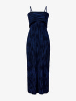 Still Life image of Ward Knit Dress in Printed Rib in NAVY/BLACK