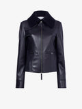 Proenza Schouler Still Life image of Vaughn Jacket in Lightweight Leather in BLACK