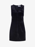 Proenza Schouler Still Life image of Knox Dress in Chenille Suiting in BLACK