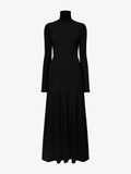 Proenza Schouler Flat image of Jayne Dress in Brushed Rib in BLACK