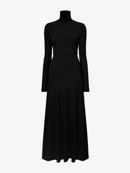 Proenza Schouler Flat image of Jayne Dress in Brushed Rib in BLACK