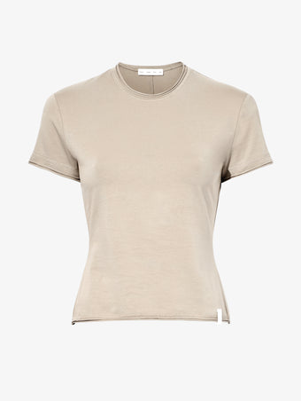 Proenza Schouler Flat image of Elara T-Shirt in khaki