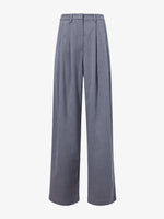 Proenza Schouler Still Life image of Eleanor Pant in Melange Flannel in GREY MELANGE