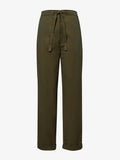 Proenza Schouler Still Life image of Preston Drawstring Pant in Tech Cotton in DARK FERN