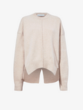 Proenza Schouler flat image of Kellen Sweater in Wool in BIRCH