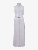 Proenza Schouler Still Life image of Zola Knit Dress in Wool Blend in LIGHT GREY