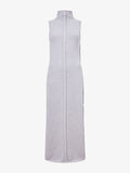 Proenza Schouler Still Life image of Zola Knit Dress in Wool Blend in LIGHT GREY without belt