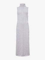 Proenza Schouler Still Life image of Zola Knit Dress in Wool Blend in LIGHT GREY without belt