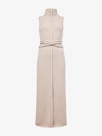 Proenza Schouler Still Life image of Zola Knit Dress in Wool Blend in BIRCH