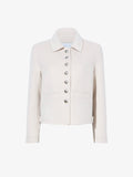 Proenza Schouler Still Life image of Emilie Jacket in Double Face Wool in ENOKI