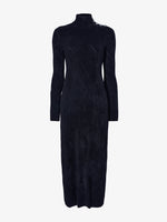 Proenza Schouler Flat image of Jude Knit Dress in Chenille in BLACK