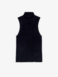 Proenza Schouler flat image of Mackenzie Knit Turtleneck in Chenille in BLACK